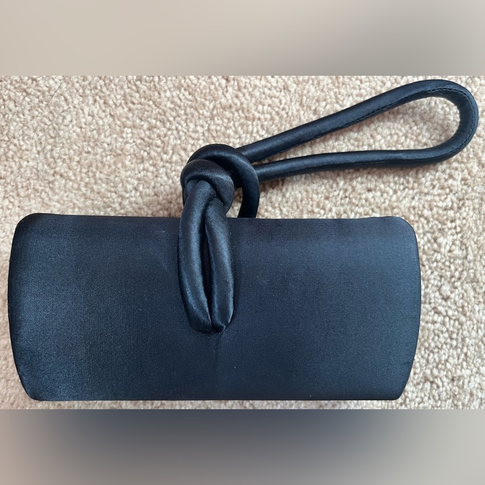 Evening Special Occasion Silky Purse Black